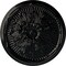 Ekena Millwork Luton Ceiling Medallion (Fits Canopies up to 3 1/2"), Hand-Painted Black Pearl, 21"OD x 2"P CM21LUBPS - alternate 1
